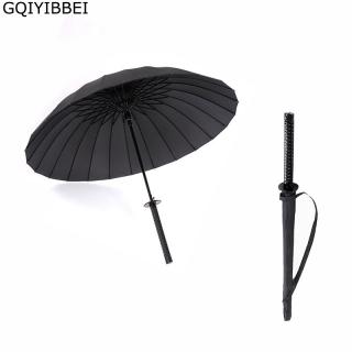 GQIYIBBEI Creative Long Handle Large Windproof Samurai Sword Umbrella_1